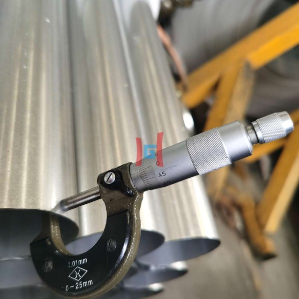 Wall thickness of aluminized steel pipe